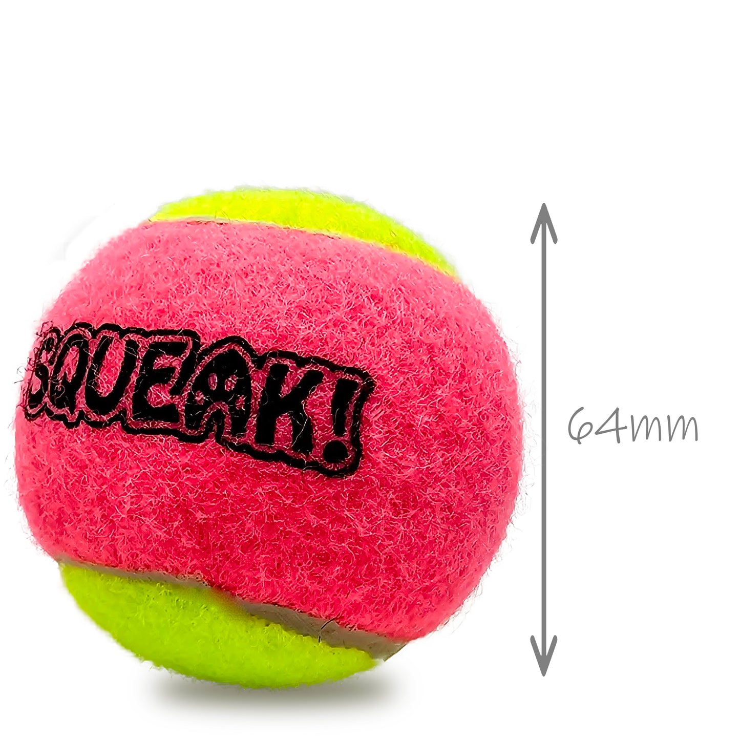 Squeak Tennis Balls - 12pk – Sportspet Australia